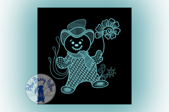 Download Dazzling Cowboy Snowman - Dazzling Collection