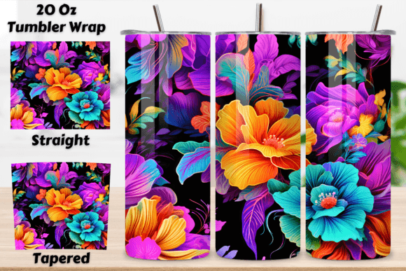 Download 3D Dazzling Petal Parade Tumbler Wrap - Dazzling Collection